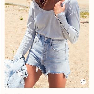 AGOLDE Dee Ultra High-Rise Shorts size 25